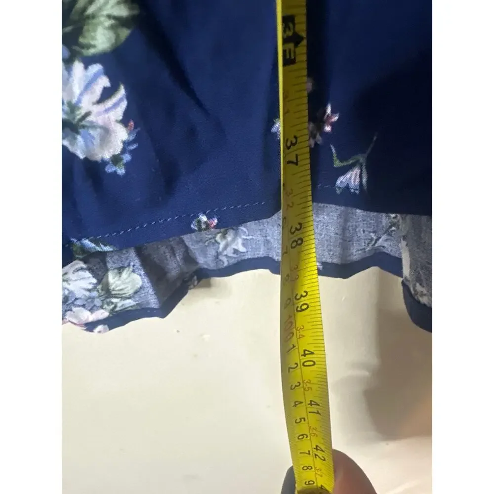 Torrid Babydoll Challis Lace Up Hi Low Top 5X c - Picture 5 of 5